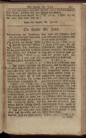 Die Epistel St. Judä.