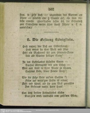 6. Die Festung Königstein