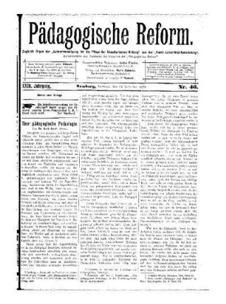 Über die pädagogische Pathologie