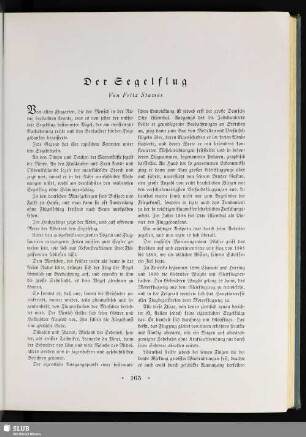 Der Segelflug