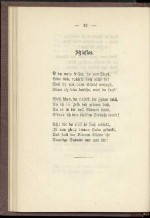 Schlaflos