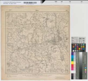 [4505], 2573 Mörs 51°24'-24°10' F, Preußische Landesaufnahme 1892/1894. Berichtigt 1907. Einzelne Nachträge 1910, Preußische Landesaufnahme.