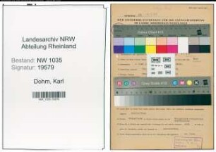 Entnazifizierung Karl Dohm , geb. 04.06.1896 (Bergbauangestellter)