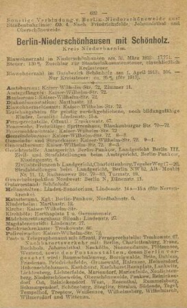 Berlin-Niederschönhausen mit Schönholz