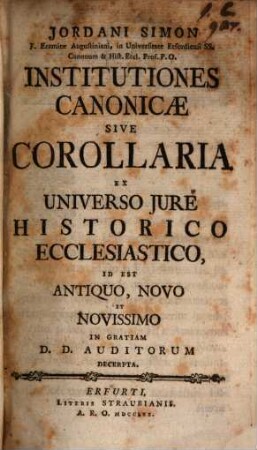 Institutiones canonicae