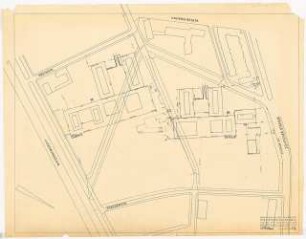 Physikalische Institute der Universität Köln: Lageplan, 1:500