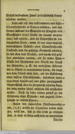 Von den nothwendigen Vollkommenheiten einer allgemeinen Schriftsprache, 2, 30-56
