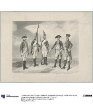 Preußische Armee: Infanterie-Regiment des Prinzen von Preußen, Grenadier-Garde-Bataillon Rodhig