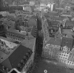 Hainstraße in Leipzig : Blickrichtung Norden