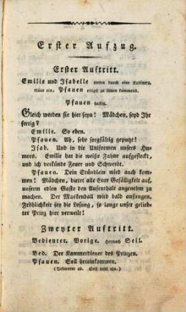 Die Quälgeister : Ein Lustspiel in 5 Aufzügen