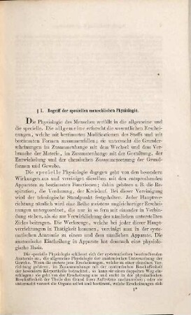 Physiologie des Menschen, 1. Die Ernährung