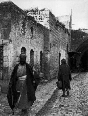 Aleppo-Straßenbild im asiatischen Viertel