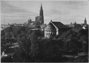 "Straßburg i. Els." Bismarckplatz. (Place de la Republique