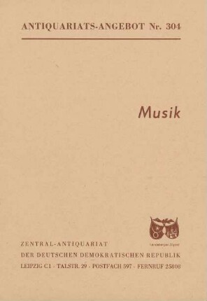 Nr. 304: Musik