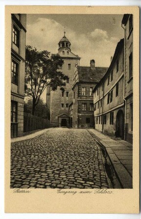 Stettin. Eingang zum Schloss.