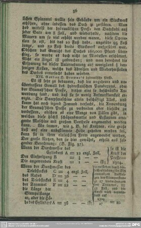 XVI. Gordon D. Browne's hydraulische Presse