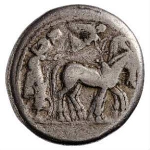 Münze, Tetradrachme, 480 - 470 v. Chr.