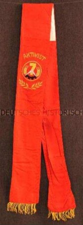 Schärpe für Aktivisten des Siebenjahrplanes
