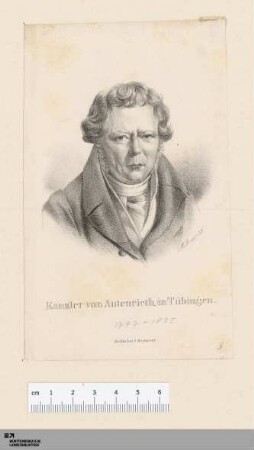 [Bildnis Johann Heinrich Ferdinand von Autenrieth] : Kanzler von Autenrieth in Tübingen