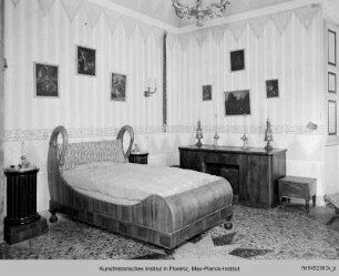 Bett, in dem König Ludwig von Bayern schlief