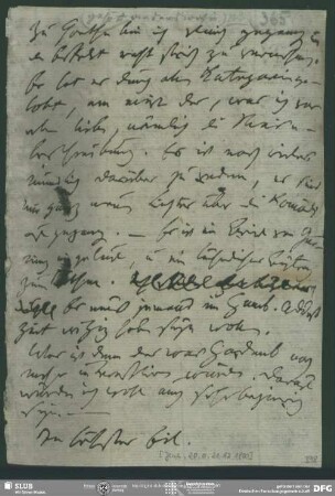 Eigenh. Brief von Friedrich von Schlegel an August Wilhelm von Schlegel, Jena, 20.12.1800