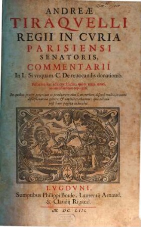 Commentarii in L. si unquam C. De revoc. donationibus