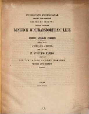 Etymologicum Vindobonense : Edidit Theodorus Bergk. (Akademische Einladungsschriften.) Enthaltend: Index und Pag. 39 - 67