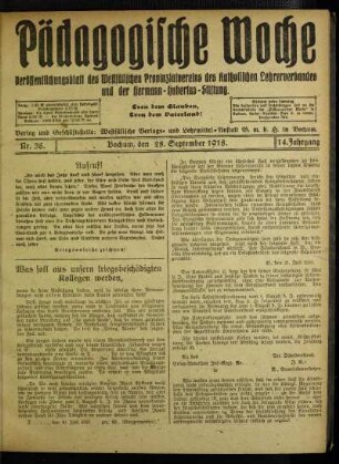 Was soll aus unseren kriegsbeschädigten Kollegen werden