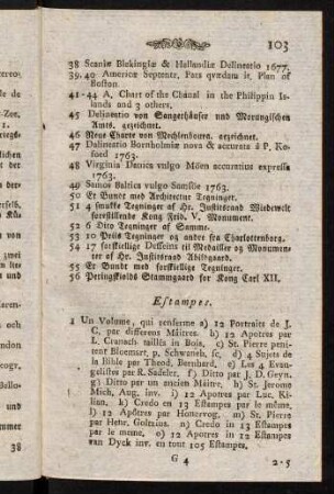 103-109, Estampes