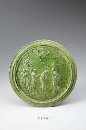Relief mit Taufe Christi