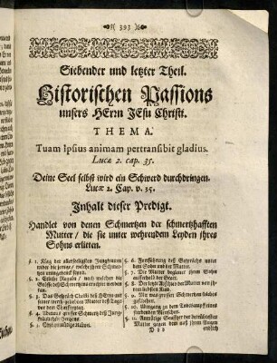 393-468, Siebender und letzter Theil