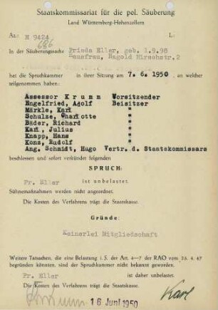 Eller, Frieda