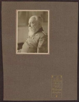 Großherzog Friedrich I. in Uniform, Brustporträt.