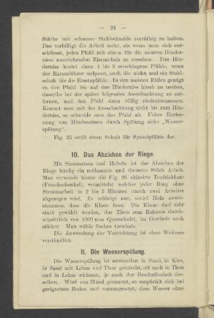 10. Das Abziehen der Ringe