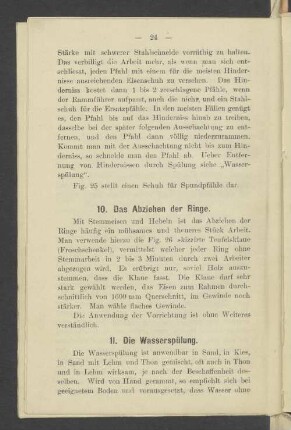 10. Das Abziehen der Ringe