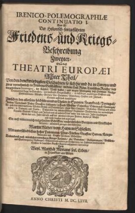 8: ... von dem 1657. Jahre anzufangen biß an das 1661. Jahr ...