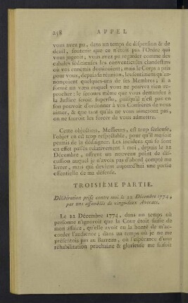 Troisiéme partie.