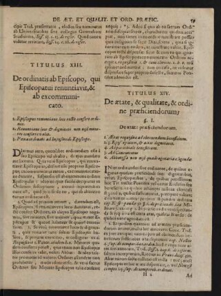 Titulus XIV.