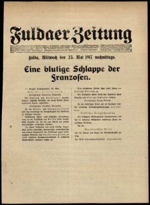 Ausgabe vom Mittwoch, den 23. Mai 1917.
