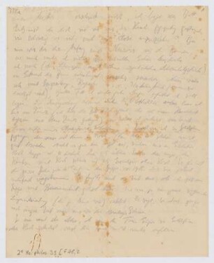 Brief von Franz Rosenzweig an Adele Rosenzweig