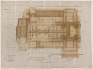 Thiersch, Friedrich von; Wiesbaden; Kurhaus - Mittelbau (Erdaushub)