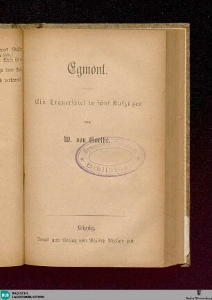 Goethe's dramatische Meisterwerke