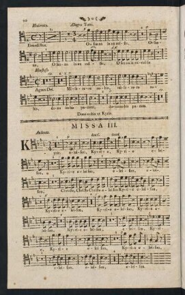 10-20, Missa III. - Missa IV.