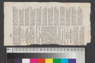Einlage: Zeitungsausschnitt