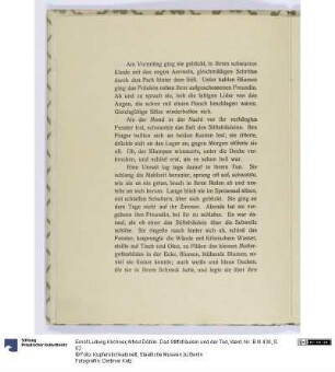 Alfred Döblin. Das Stiftsfräulein und der Tod