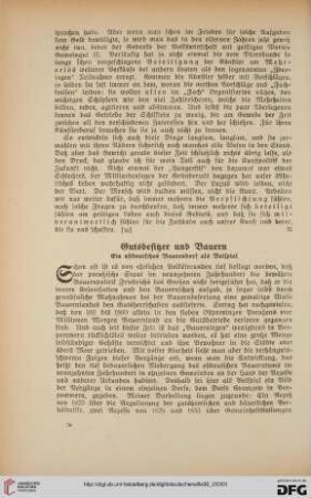 30: Gutsbesitzer und Bauern : ein ostdeutsches Bauerndorf als Beispiel