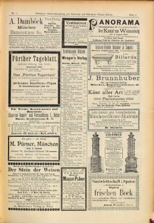 Münchener Gastwirths-Zeitung : unparteiisches Organ für die Interessen des Gastgewerbes. 8.1897