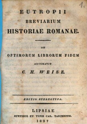Breviarium historiae Romanae