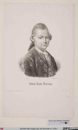 Bildnis Gotthold Ephraim Lessing
