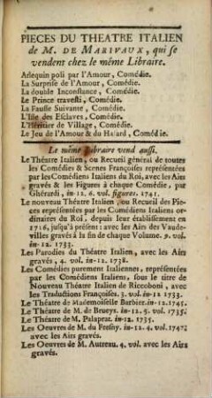 Arlequin poli par l'Amour : Comédie
